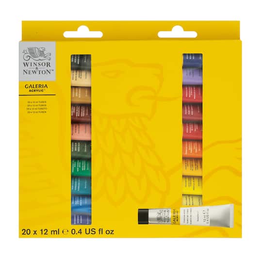 6 Packs: 20 ct. (120 total) Winsor & Newton™ Galeria Acrylic™ Set